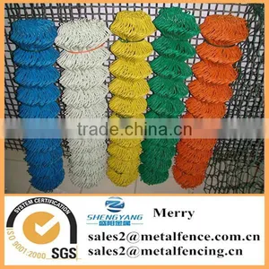 Hot Sale Galvanized or Pvc Coated Chain Link Rhombus Wire Mesh Fence thumbnail-1