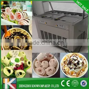 Fry Ice Cream Machine 110V Fried Ice Cream Machine Thailand Fry Ice Cream Machine thumbnail-1