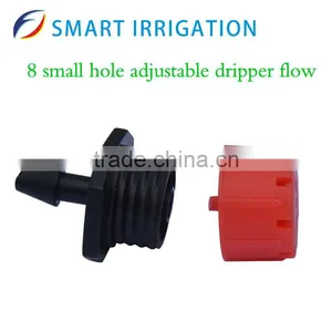 Drip Irrigation System 8 Small Holes Adjustable Flow Dripper thumbnail-3