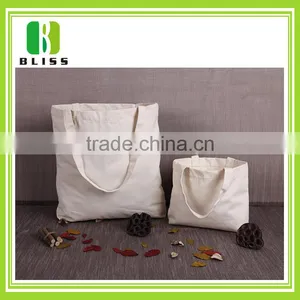 Promotion Fashion Custom Fabric Shopping Organic Cotton Bag thumbnail-1