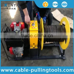 3 Ton Diesel Engine Wire Rope Hoist Winch Puller Winch thumbnail-2