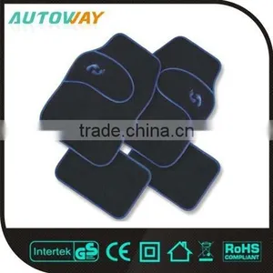 Colorful Waterproof And Dustproof Car Mats With Red Circle Line thumbnail-3