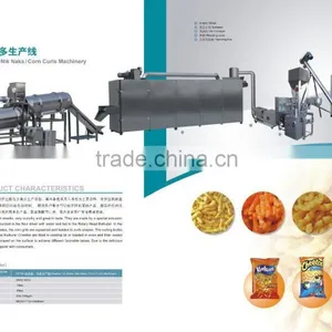 Jinan Eagle Baked Corn Curls Making Extruder Machine Equipment Processing Line Production Plant thumbnail-3