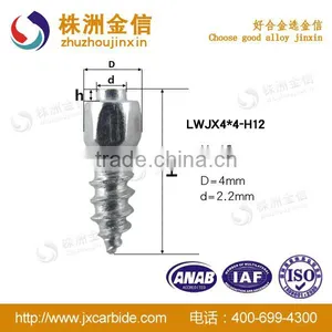 Dia4 X12mm Antiskid Carbide Pin For Tire Stud Screw In Tyre Stud thumbnail-1