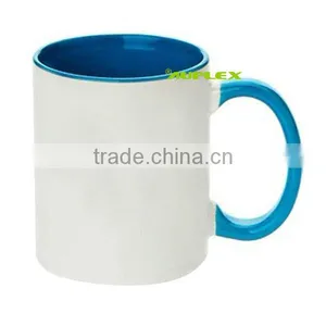 10oz 11oz AAA Grade Blank 100g Sublimation Paper Color Inside and Handle Coated Mug thumbnail-2