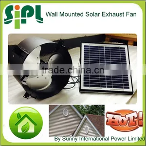 Vent Tool New Idea Solar Powered Ventilation Fan Air Conditioner Exhaust Fan Wall Mounted Exhaust Fan With dc Motor thumbnail-1