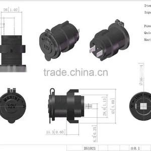 Motorcycle 12V Waterproof Cigarette Lighter Socket for Motorcycle thumbnail-3