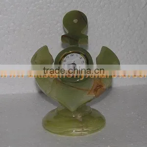PAKISTAN FACTORY MADE EXPORT QUALITY CLOCKS ONYX MARBLE HANDICRAFTS thumbnail-2