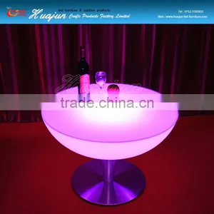 Hotel Restaurant Round Table LED Bar Counter&restaurant LED Table thumbnail-3