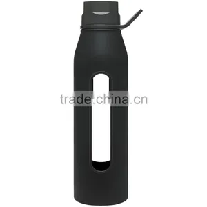 Simple Beautiful Large Size 22 oz Silikon Bottle Cover With Plastic Clip thumbnail-1