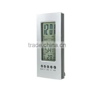 Plastic Desk Clock With Thermometer,calendar and Alarm Function thumbnail-1