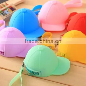 Cy277 Creative Small Silicone Hat Coin Purse Cute Kids Cartoon Mini Wallet Kawaii Bag Coin Pouch Children Purse thumbnail-5