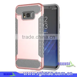 RGKNSE Factory Price TPU PC 2 in 1 Hybrid Phone Case For Samsung Galaxy S8 Back Cover thumbnail-3