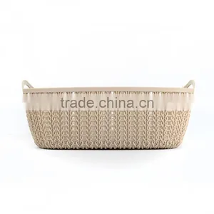 Plastic Square Storage Basket With Multi-colors thumbnail-5