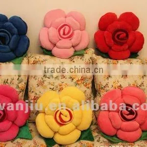 Supply Fashion Cute Plush Rose Cushion Stock Small Order thumbnail-1