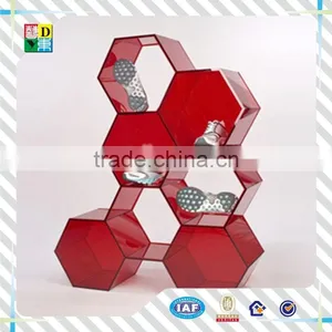 2015 Modern Customized Acrylic Wall Mounted Storage Box/custom Printed Acrylic Free Stand Storage Box for Jewelry Made in China thumbnail-1