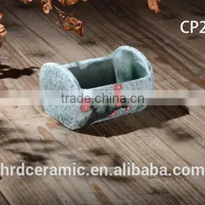 High Quality Colorful Cement Garden Flower Pot thumbnail-3
