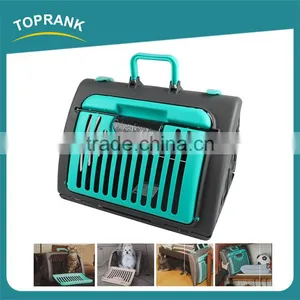 New Design Portable Triangular Folding Plastic Cat Carrier thumbnail-2