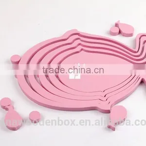 Refined Popular Fish Shape Wooden Wall Stickers thumbnail-2