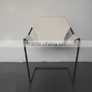 Modern Appearance Leather Chair and Metal Chrome Frames thumbnail-3