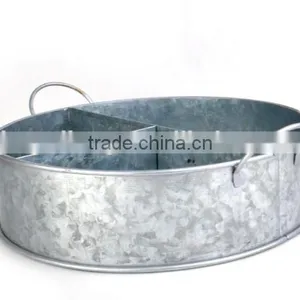 Chinese Factory Many Different Size Metal Food Tray, Round Cheap Metal Tray thumbnail-4
