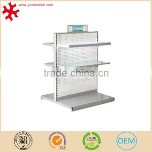 Metal Free Standing Supermarket Pegboard Display for Hanging Hook thumbnail-1