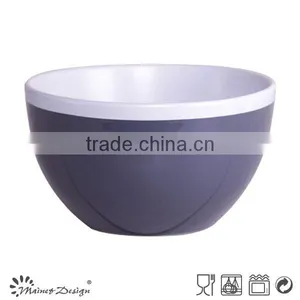 Dinner Set With White Rim/16PCS GREY STONEWARE DINNER SET thumbnail-5