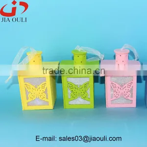 New Design Easter Decorations With LED Light Non-woven House and Chimney Shape Hanging Decorations thumbnail-1