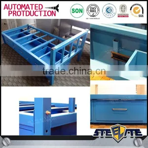 New Model Bed Queen Size Bed King Single Bed Frame With Drawers in Stock thumbnail-2