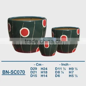 Vietnamese Ceramic Indoor Pot/ Indoor Planter BN-SC070 thumbnail-1