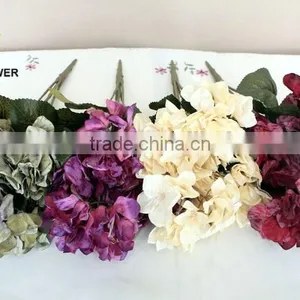 Autumnal Hydrangea Artificial Hydrangea Bouquet Decorative Landscaping Hydrangea Bouquet thumbnail-2