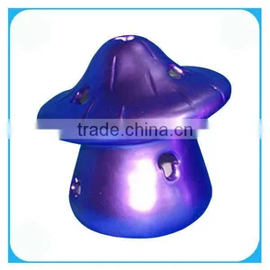 Electroplate Purple Ceramic Mushroom Decor thumbnail-1