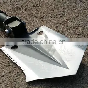 Innovative Multifunction Compact Rescue Equipment Shovel Knife Saw Fire Flint thumbnail-2
