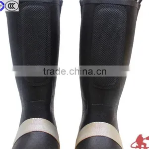High Temperature Resistance Polythene Rubber Boots for Fireman thumbnail-5