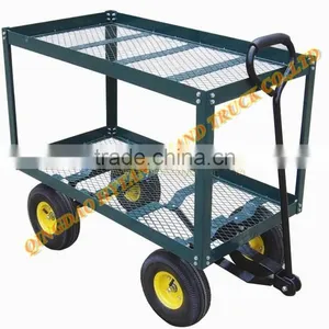 280kgs Mesh Foldable Steel Garden Tool Garden Carts TC1840B thumbnail-1