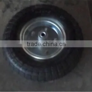 4.00-6 Strong Wheelbarrow Pneumatic Rubber Wheel thumbnail-1