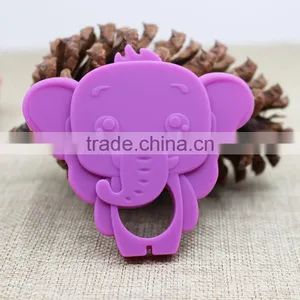Silicone Elephant Baby Teether thumbnail-1