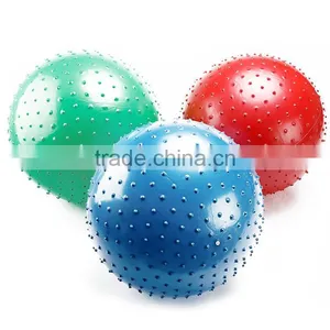 Wholesale ECO Anti-slip Anti Burst PVC Massage Ball Yoga Ball For Fitness thumbnail-1