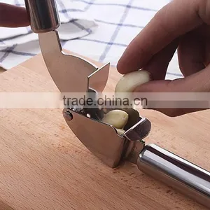 Cheap Home Stainless Steel 430 Stainless Steel Garlic Press Commercial Garlic Press Peeler thumbnail-2