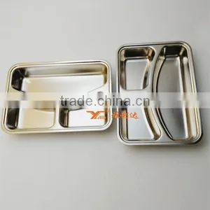 304 # Eco-friendly Chinese Style Non-Leakproof 3 Compartment Bento Lunch Box thumbnail-2