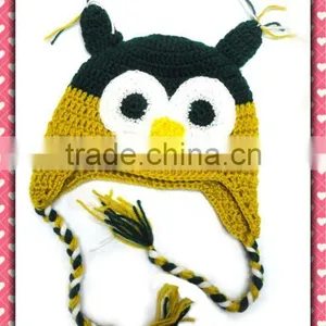 Wholesale STOCK Crochet Baby Owl Hat thumbnail-1