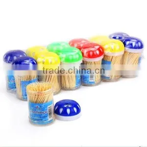 Bamboo Toothpick Color Tube thumbnail-1