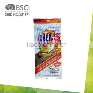 Biodegradable Fabrics/ Eco-friendly Spunlace Nonwoven Muli-purpose Cleaning Wipes for Kitchen thumbnail-5