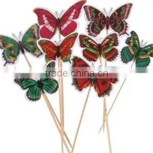 MM6065 Plastic Butterfly Picks for Party thumbnail-1
