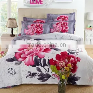 Digital Print Bedding Quilted Chinese Bedspreads/Fitted Sheet/Bed Cover thumbnail-1