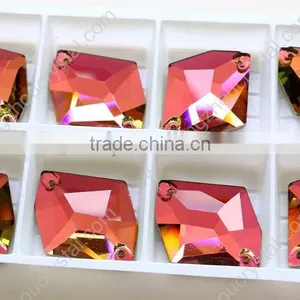 Colors k5 Crystal Sew on Facets Square Stones,special Rhinestones Made in China thumbnail-4