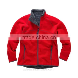 OEM Cheap High Quality Soft Warm Men Winter Blank Polar Fleece Jacket thumbnail-1