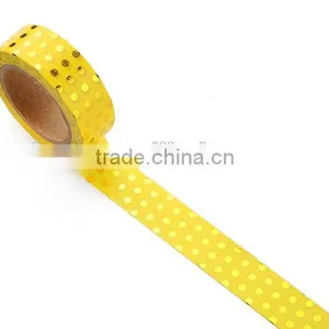 3 Patters Japan Washi Tape Gold Stamping Point Patterns Paper Tape 1.5cm*10m thumbnail-3