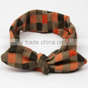 Wholesale Checked Headband ,Cotton Hairbands thumbnail-5