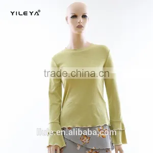 Latest Fashion Blouse Design Lady Long Sleeve Comfortable Blouse & Top thumbnail-1